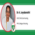 PPG College of Nursing, HOD Child Care Nursing: Dr. K. Jeyabarathi Interview
